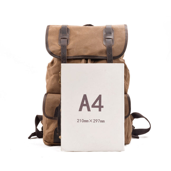Marcus - Durable Canvas Travel Backpack for Adventurers