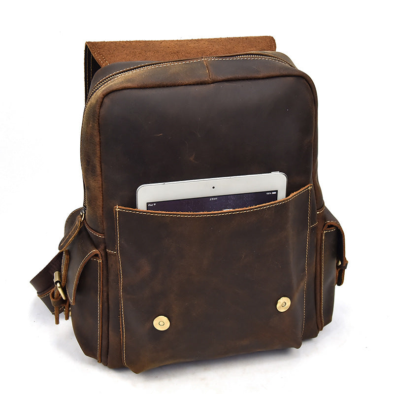 Nathan - Waterproof Leather Backpack