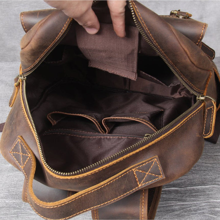Jason - Luxury Tan Leather Backpack