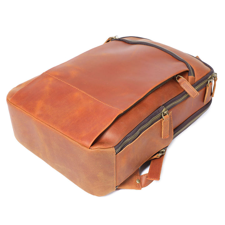 Andrew - Men's Leather Laptop Backpack