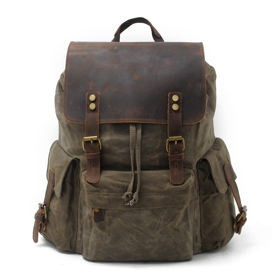 Jacob - Classic Waxed Canvas Backpack