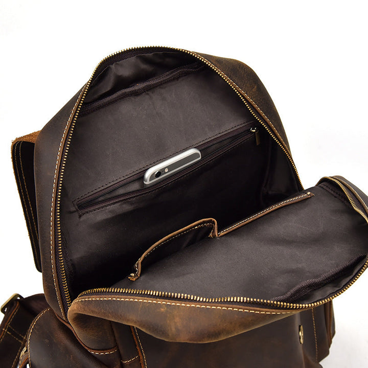 Nathan - Waterproof Leather Backpack