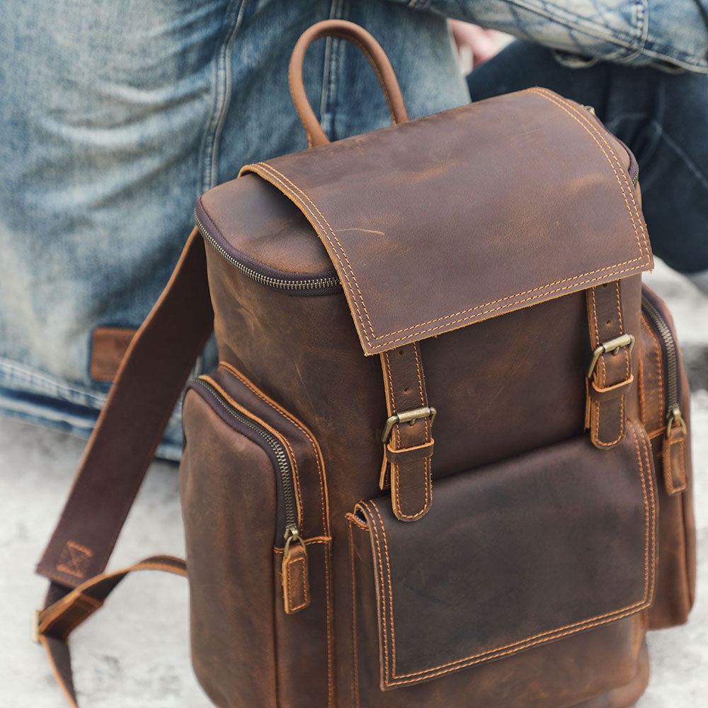 Charles - Men's Leather Laptop Bag