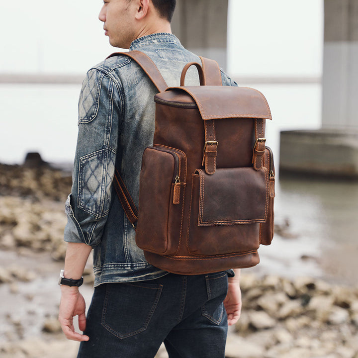 Charles - Men's Leather Laptop Bag