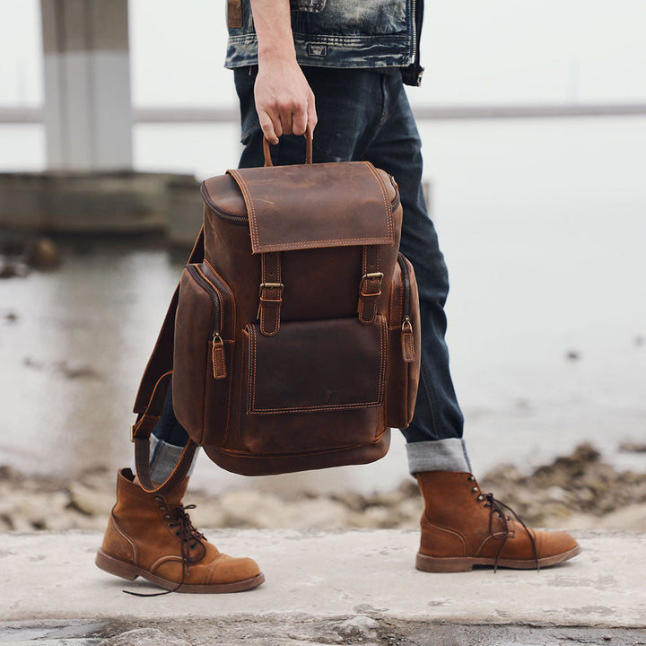 Charles - Men's Leather Laptop Bag