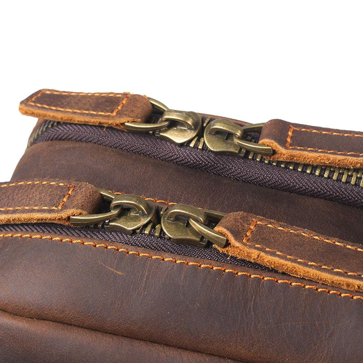Robert - Vintage Leather Travel Backpack