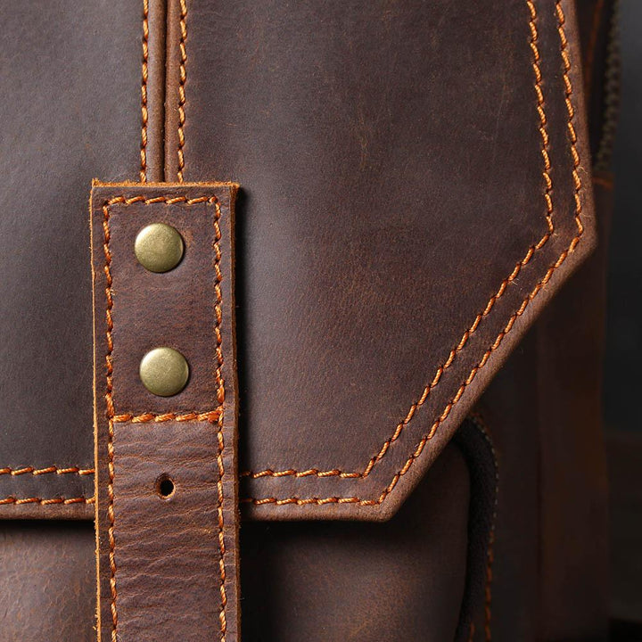 Robert - Vintage Leather Travel Backpack