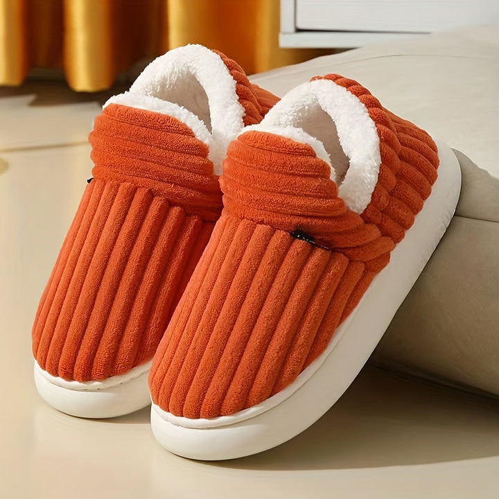 Bryluen | Plush Corduroy Slipper Boots