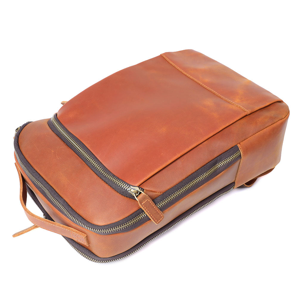 Andrew - Men's Leather Laptop Backpack