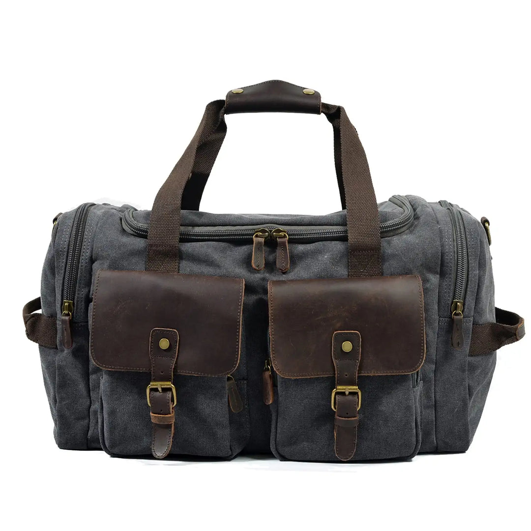 David - Men's Canvas and Leather Duffle Bags
