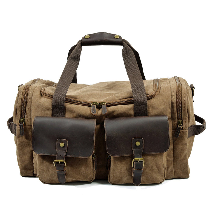 David - Men's Canvas and Leather Duffle Bags