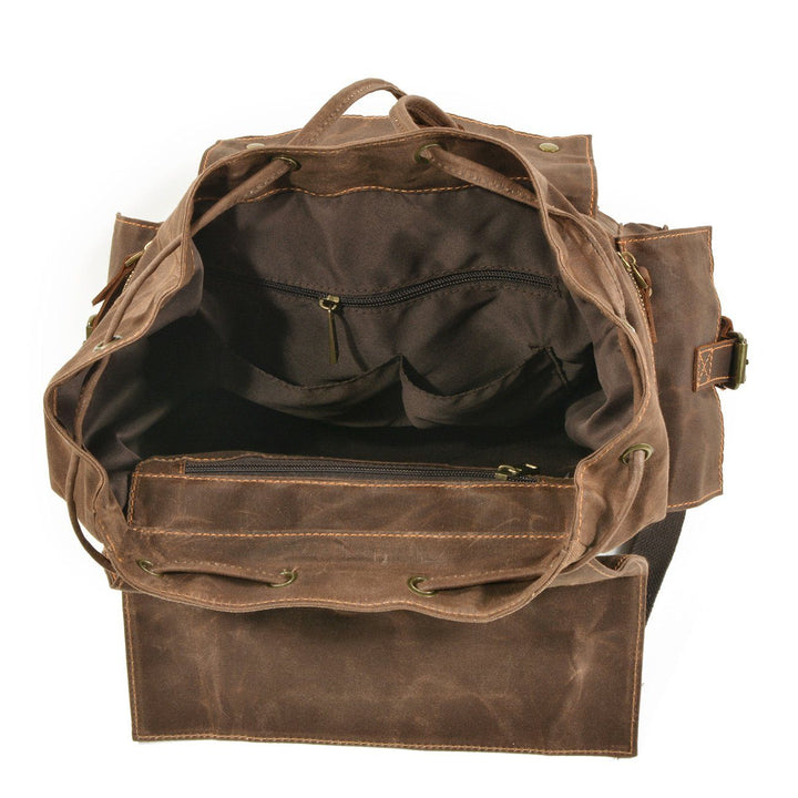Brian - Spacious Canvas Backpack