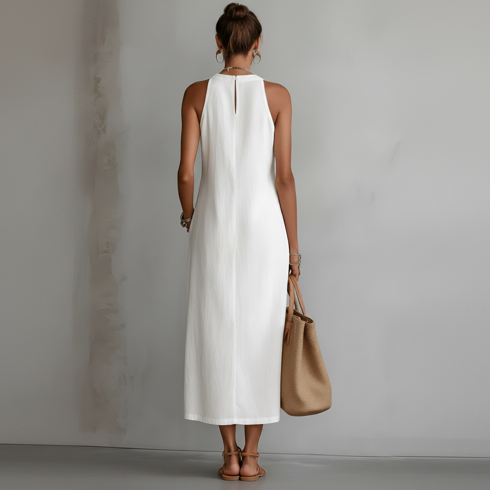 Lauren | Midi Linen Dres