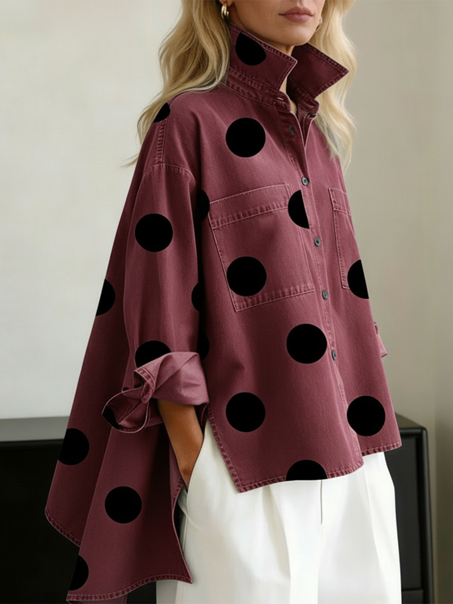 Dolly | Polka Dot Overshirt