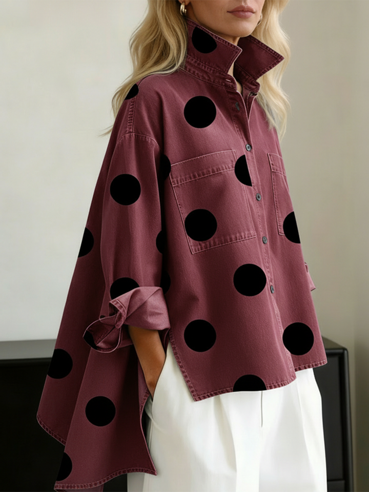 Dolly | Polka Dot Overshirt