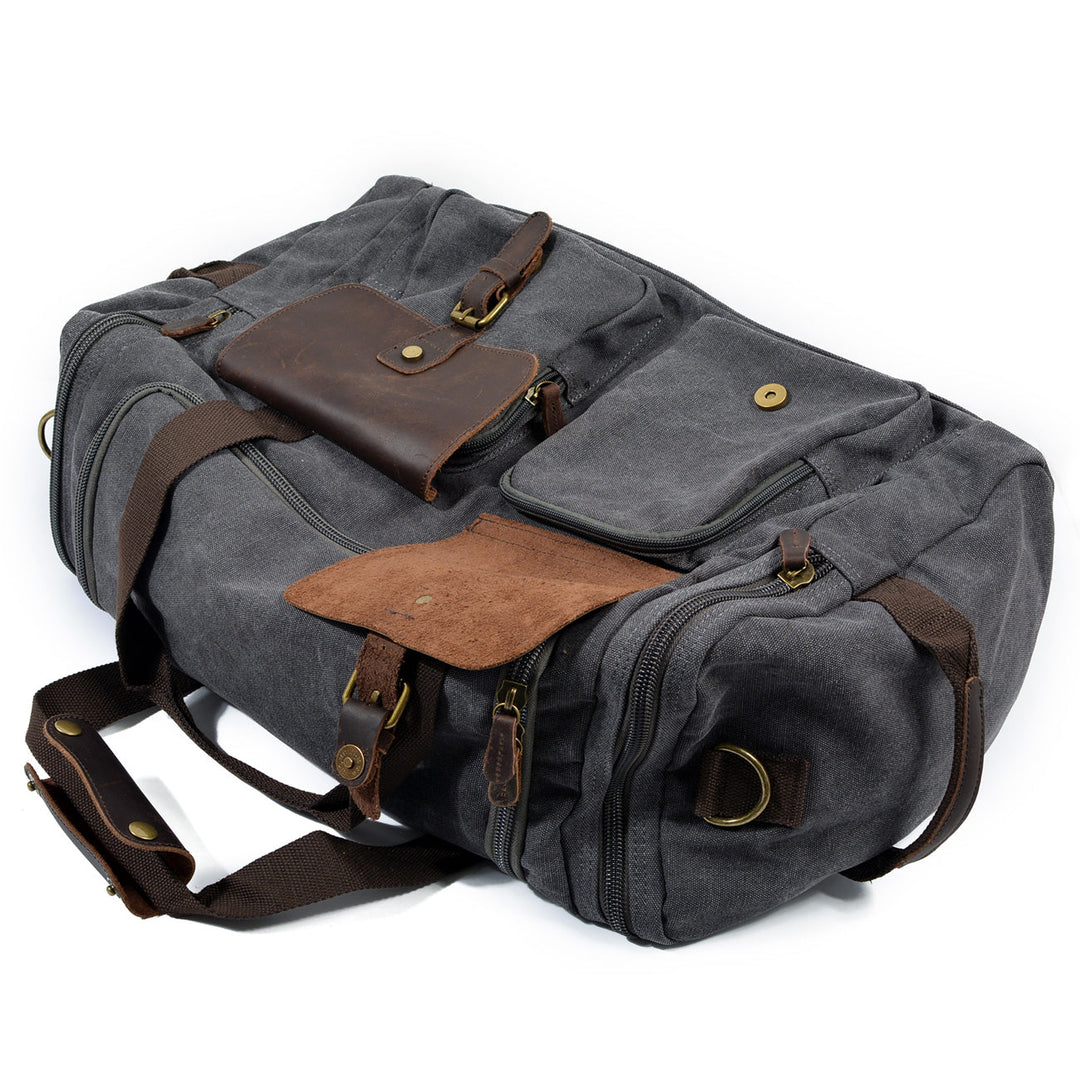 David - Men's Canvas and Leather Duffle Bags