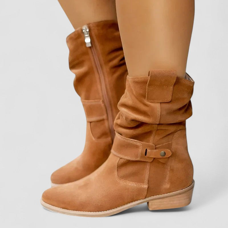 Elyse™ | Slouch-Style Western Boots