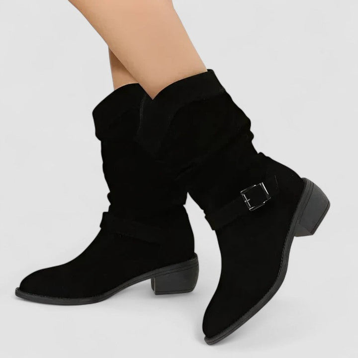 Elyse™ | Slouch-Style Western Boots