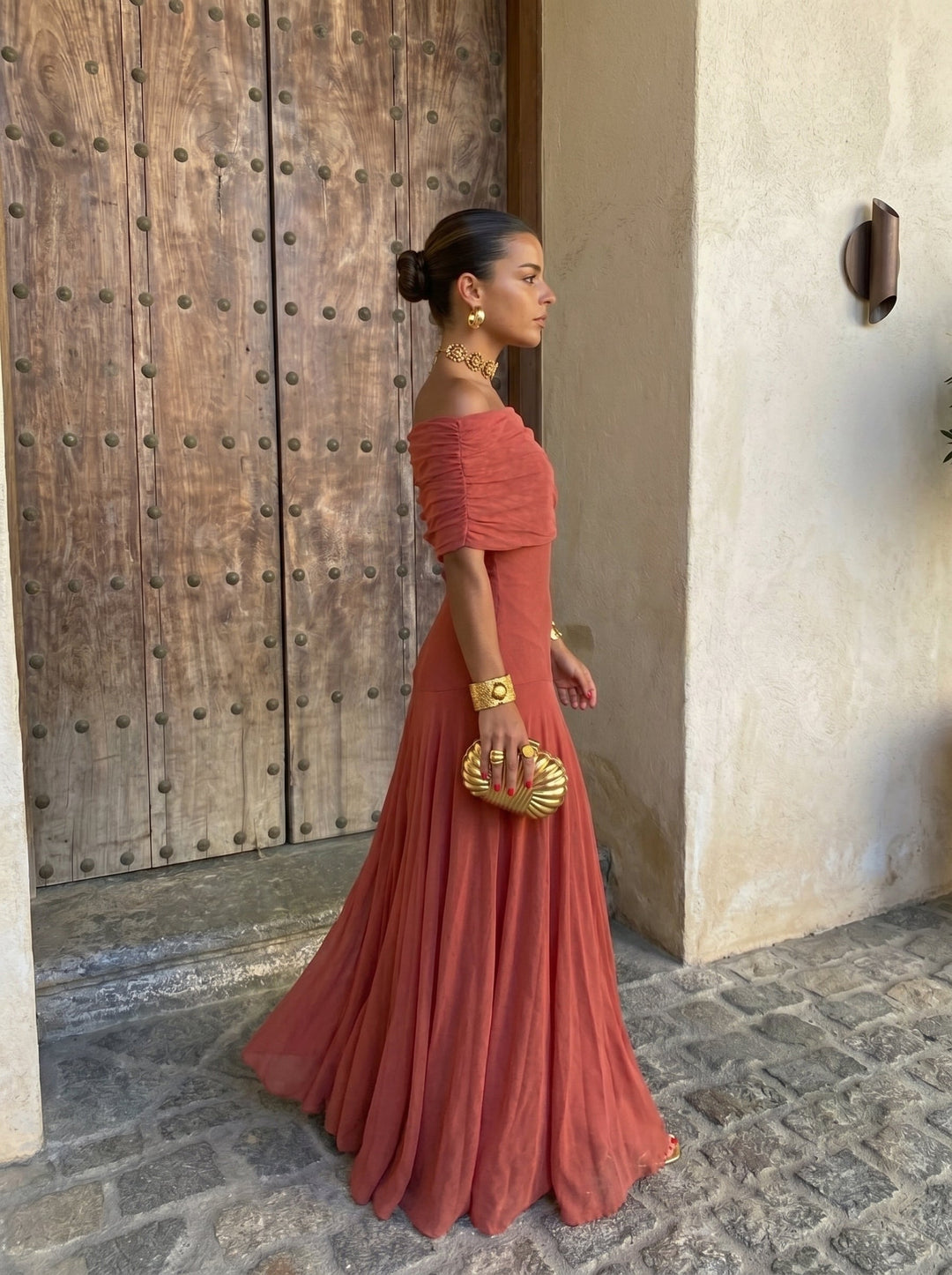 Isleen™ | Elegant Simba dress in silk tulle