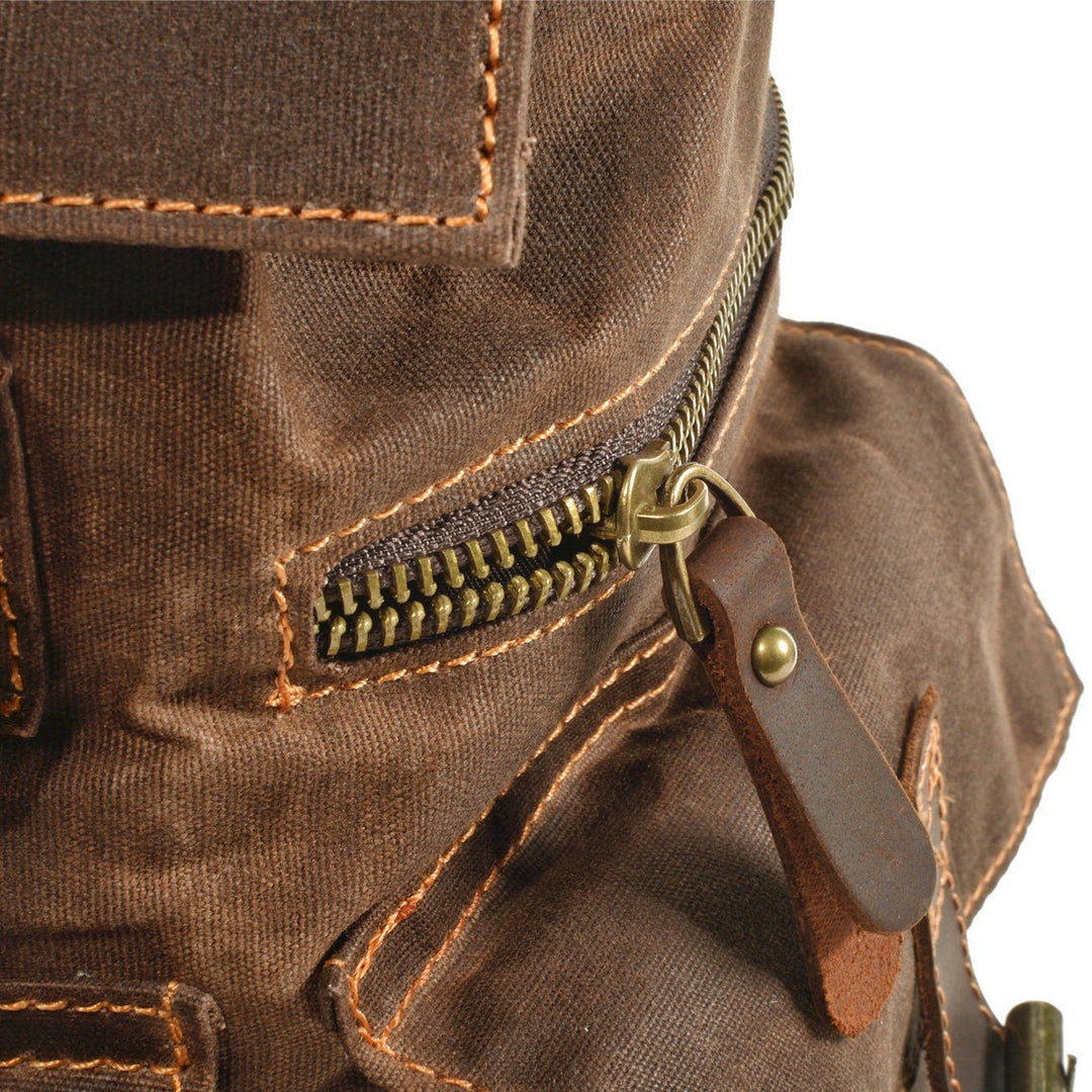 Brian - Spacious Canvas Backpack