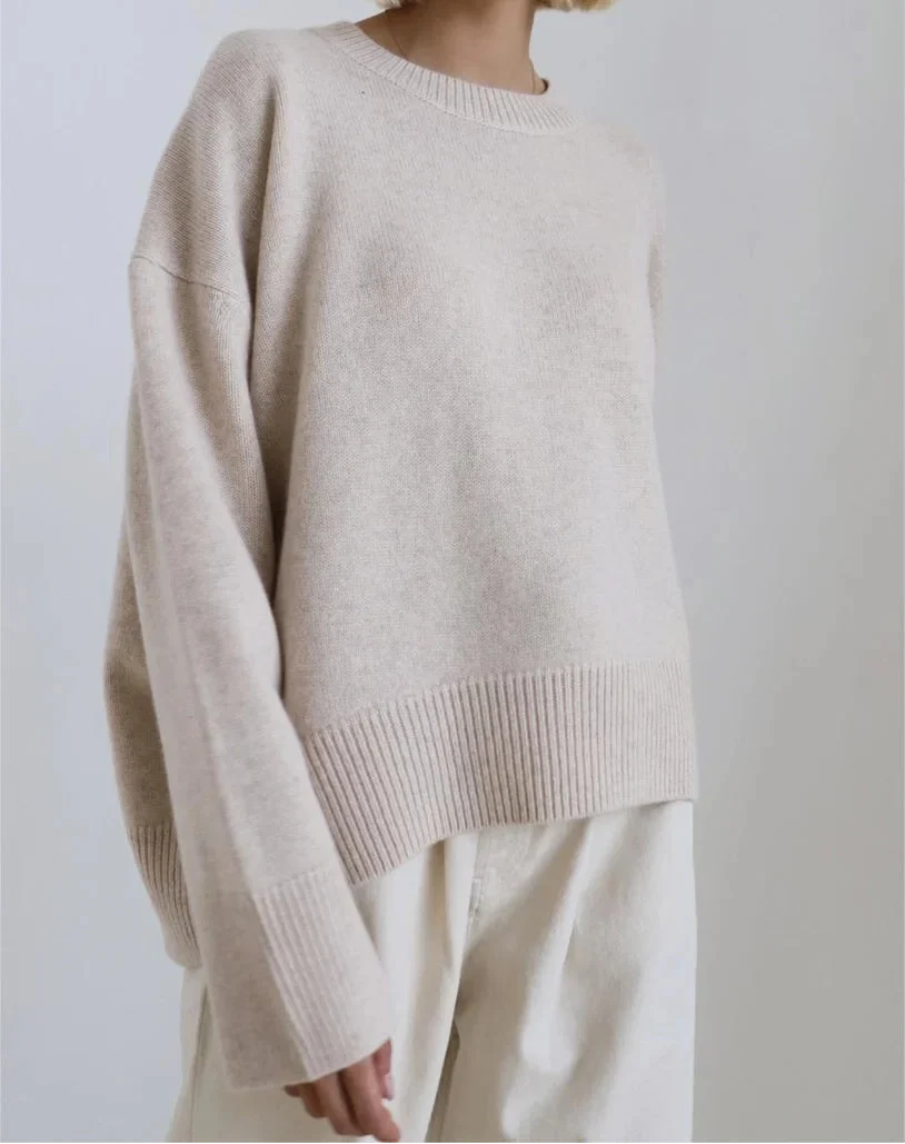 Winnifred | Creme Soft Oversize Sweater