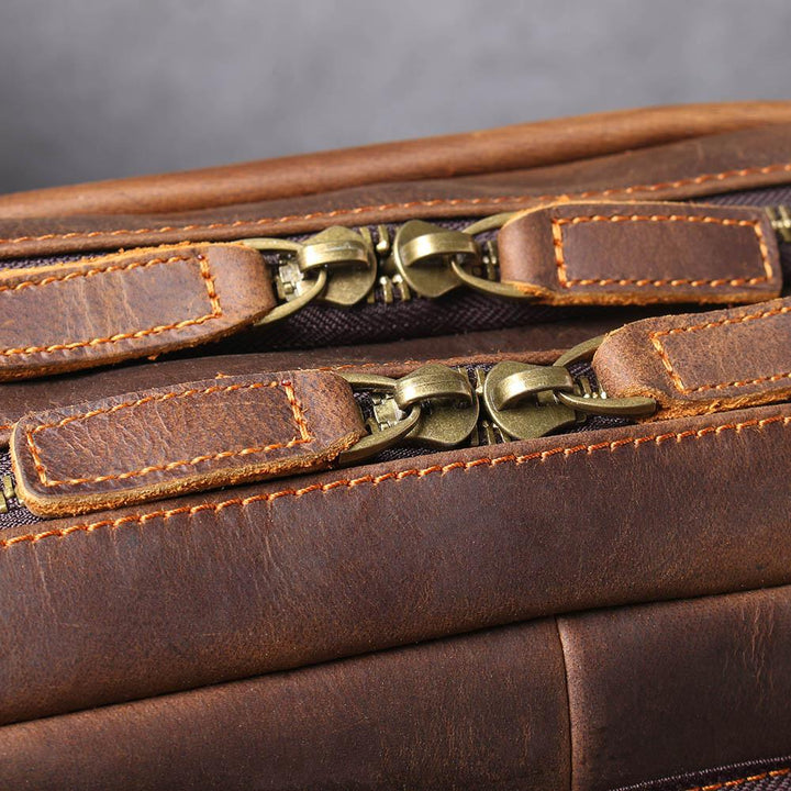Robert - Vintage Leather Travel Backpack