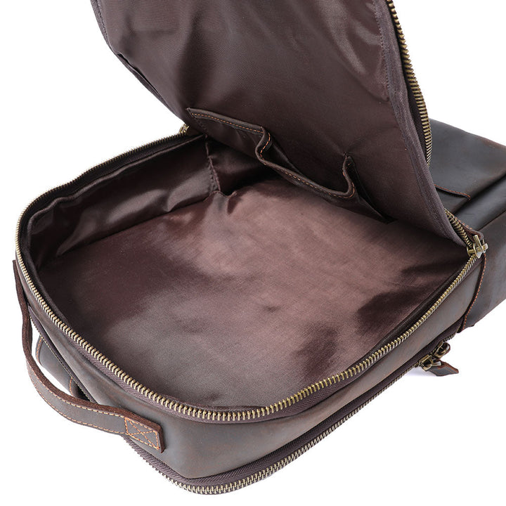 Andrew - Men's Leather Backpack for Laptops