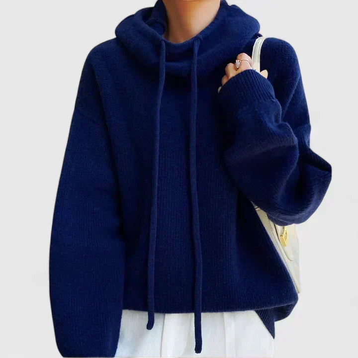 Deanna | Fluffy Drawstring Hoodie