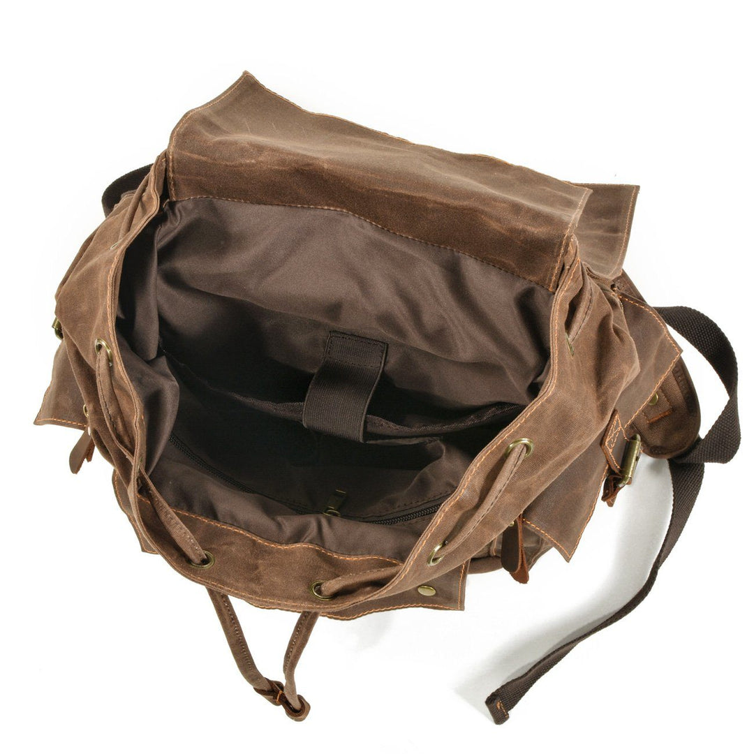 Brian - Spacious Canvas Backpack