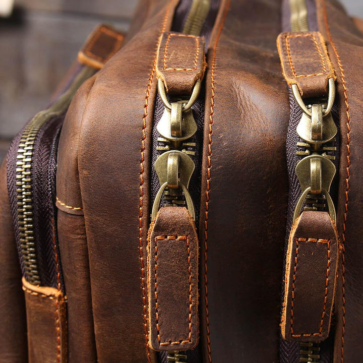 Robert - Vintage Leather Travel Backpack