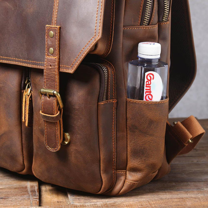 Robert - Vintage Leather Travel Backpack