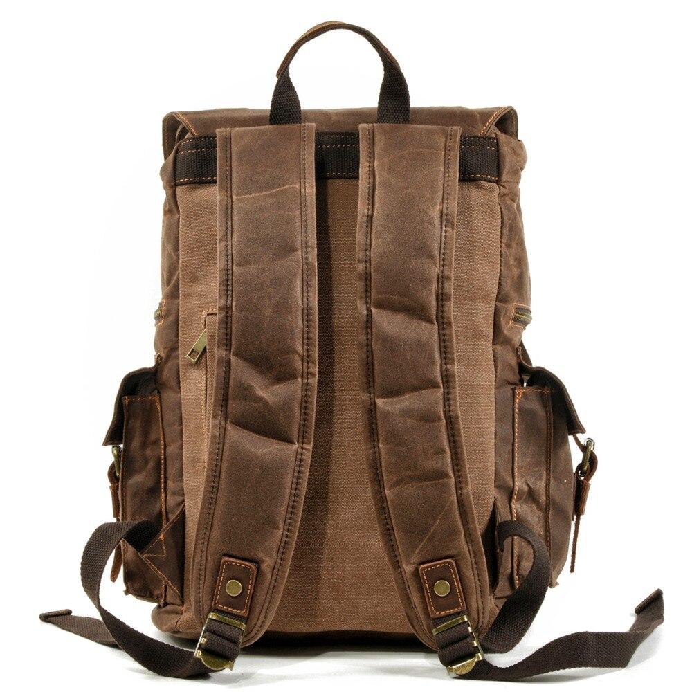 Brian - Spacious Canvas Backpack