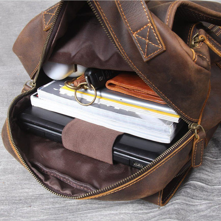 Jason - Luxury Tan Leather Backpack