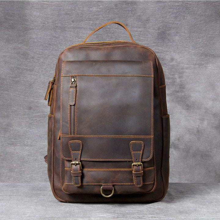 Jason - Luxury Tan Leather Backpack