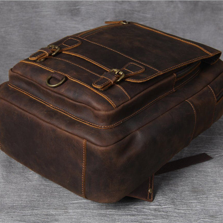 Jason - Luxury Tan Leather Backpack