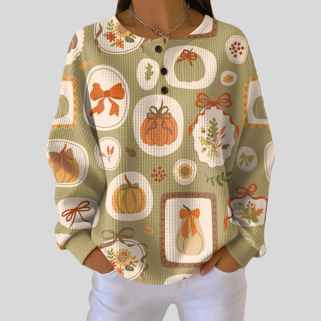 Jessie | Harvest Print Sweatshirt