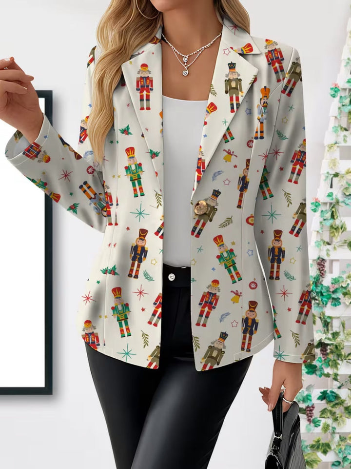 Esmeralda | Nutcracker Print Blazer