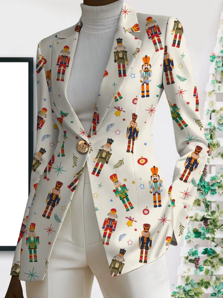 Esmeralda | Nutcracker Print Blazer