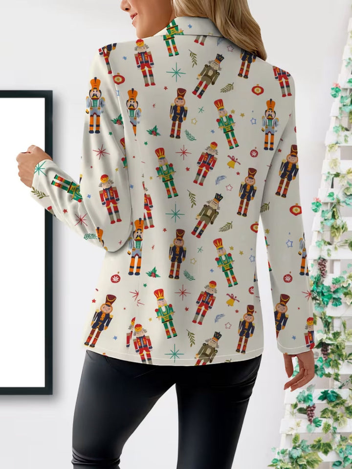 Esmeralda | Nutcracker Print Blazer