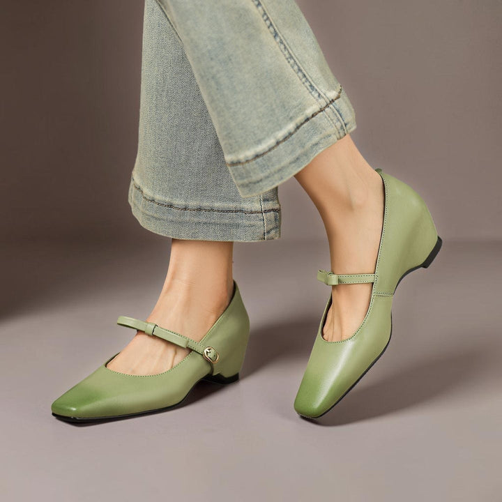 Bryony | Bow-Strap Mary Jane Heels