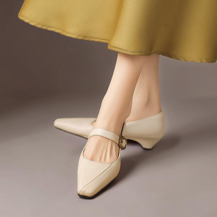 Clarissa | Buckled Mary Jane Heels