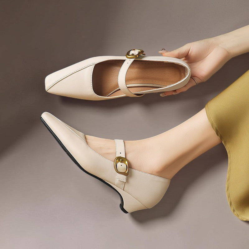 Clarissa | Buckled Mary Jane Heels