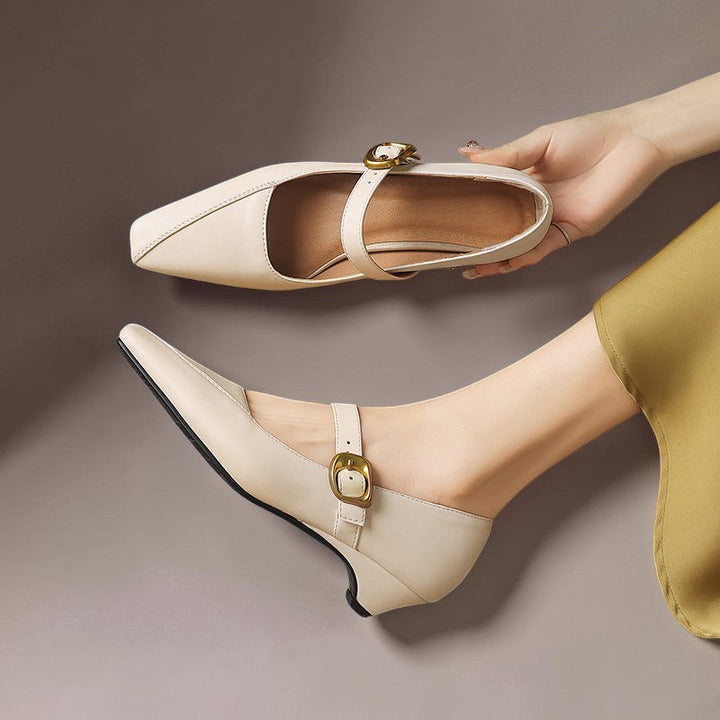 Clarissa | Buckled Mary Jane Heels