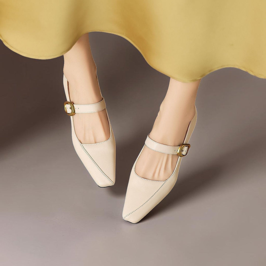 Clarissa | Buckled Mary Jane Heels