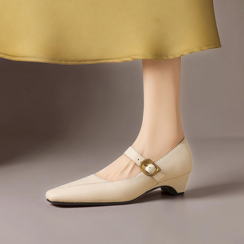 Clarissa | Buckled Mary Jane Heels