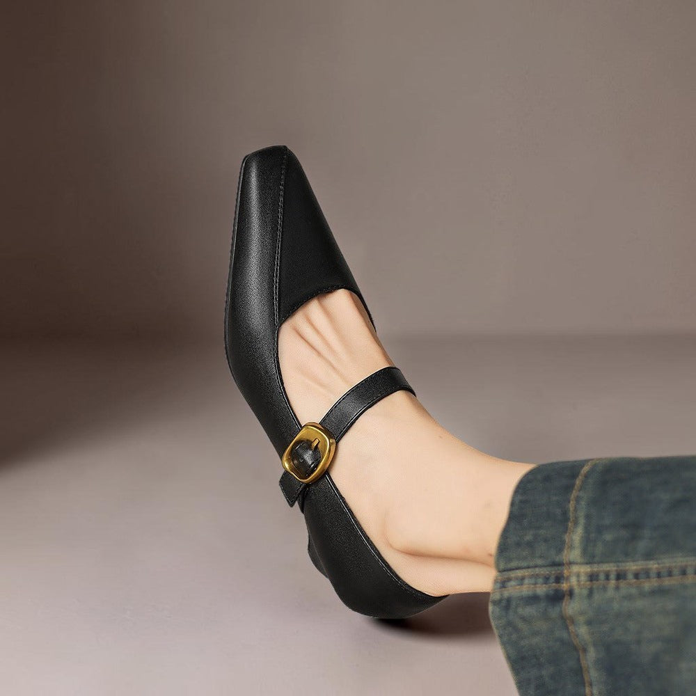 Clarissa | Buckled Mary Jane Heels
