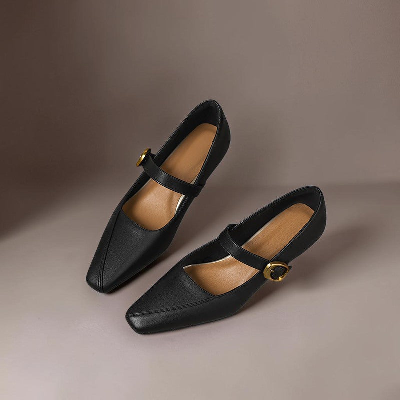 Clarissa | Buckled Mary Jane Heels