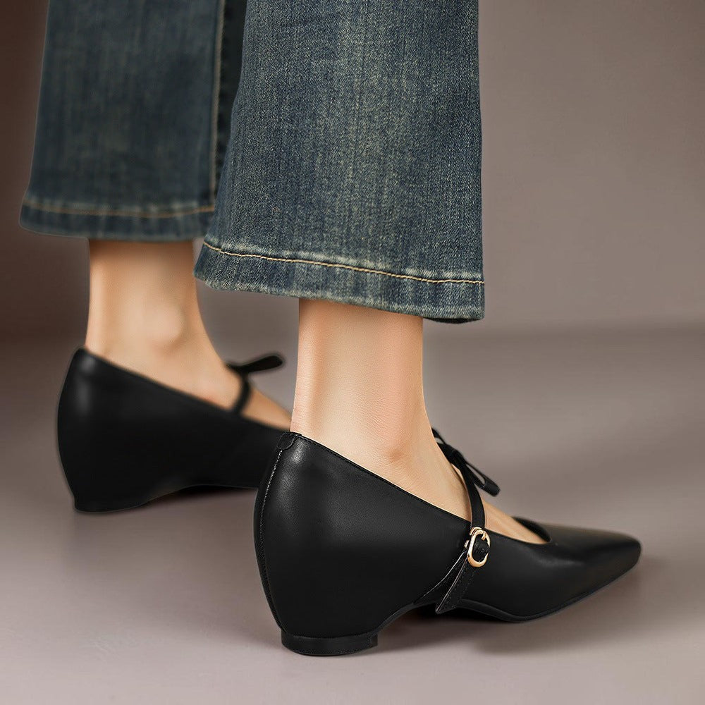 Bryony | Bow-Strap Mary Jane Heels