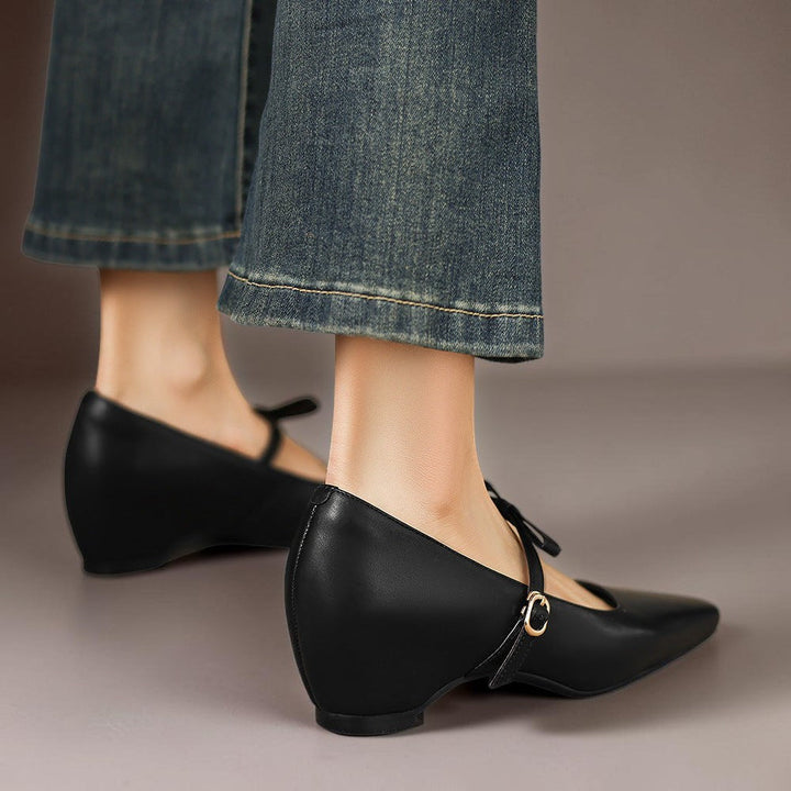 Bryony | Bow-Strap Mary Jane Heels