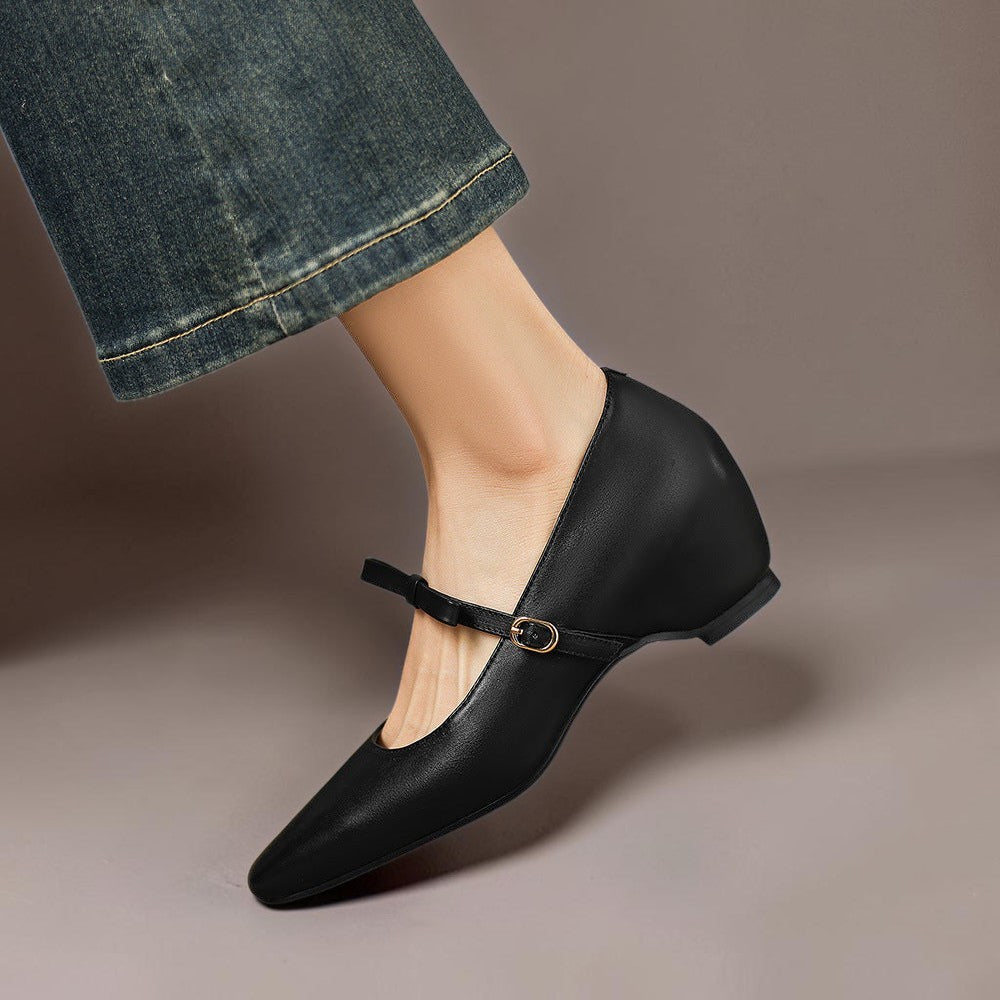 Bryony | Bow-Strap Mary Jane Heels